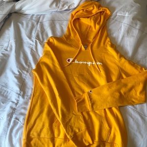 Golden Yellow Champion Hoodie Men’s XL
